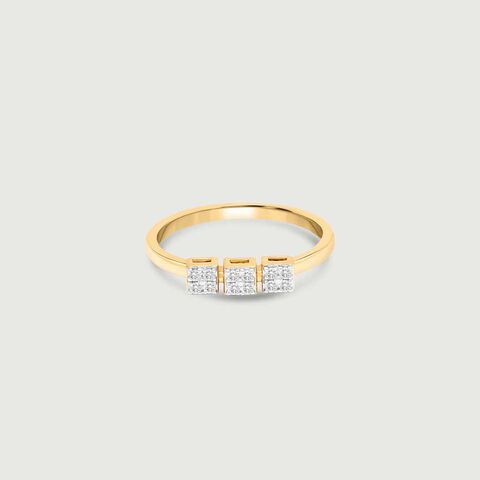 Sassy Stacked Diamond Ring