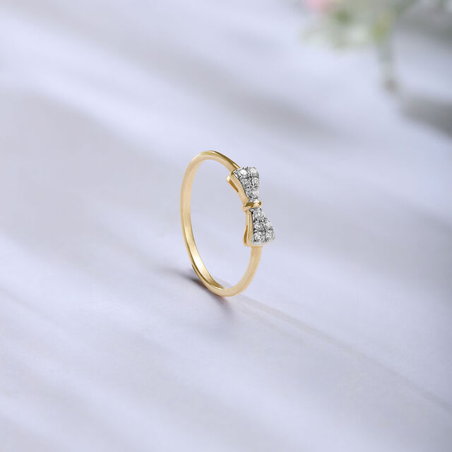 Cutie Bow Spark Diamond Ring,,hi-res image number null