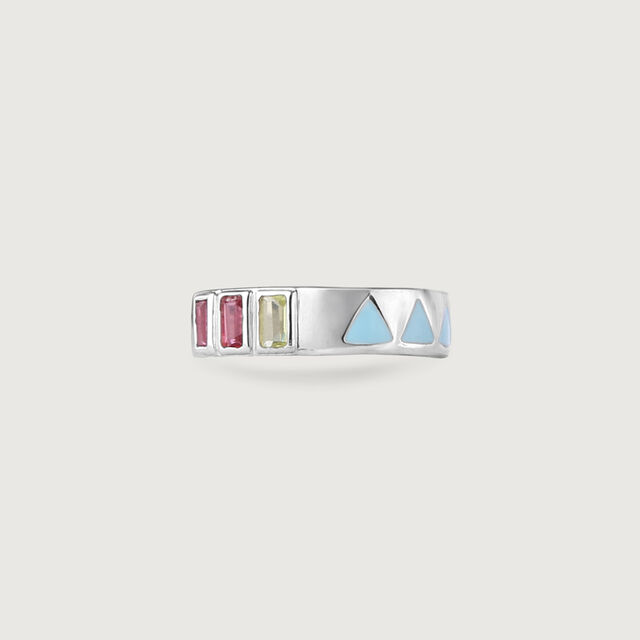 Candy Prism Silver Ring,,hi-res image number null