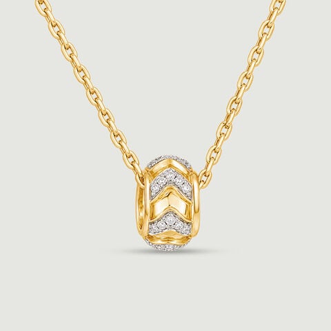 Bold Chevron Diamond Pendant