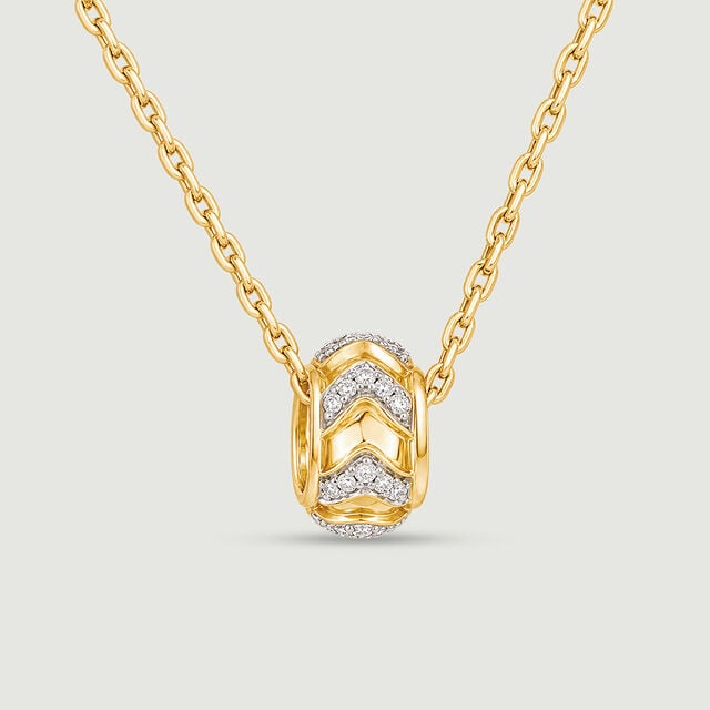 Bold Chevron Diamond Pendant,,hi-res image number null