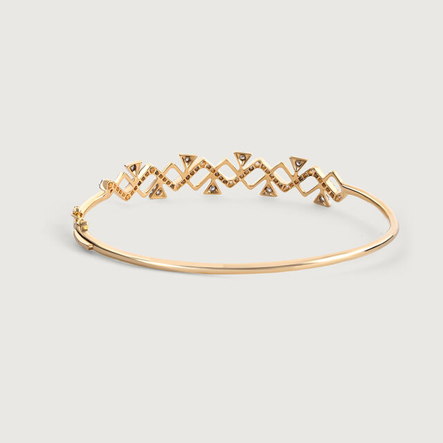 Lippan Sparkle Gold & Diamond Bangle,,hi-res image number null