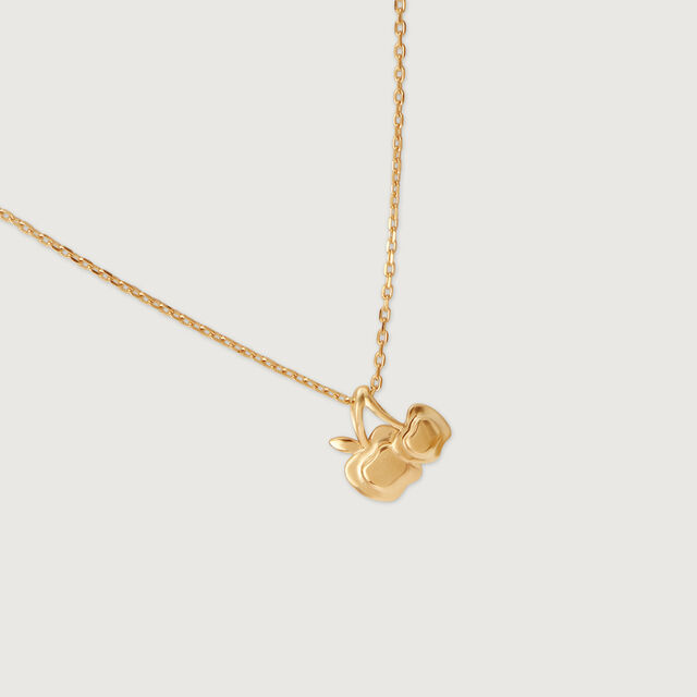 Apple Charm 14Kt Gold Necklace Set,,hi-res image number null