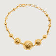 Orbital Glamour 18KT Gold Bracelet,,hi-res view 3