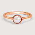 Pearl Adorned 18KT Finger Ring,,hi-res view 2