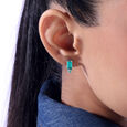 Chic Style Silver Drop Earrings,,hi-res view 2