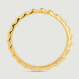 Edgy Grooved Gold Ring,,hi-res view 5