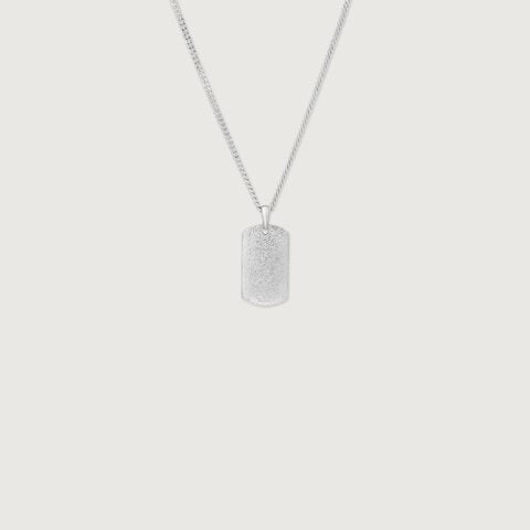 Wave Ridge Silver Necklace