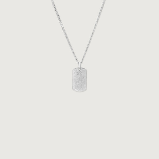 Wave Ridge Silver Necklace,,hi-res image number null