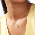 Petite Sunbeam Diamond Necklace,,hi-res view 2