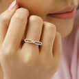 18 KT Glittering Yellow Gold Diamond Ring,,hi-res view 3