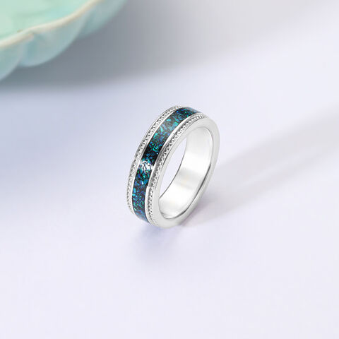Ethereal Glow Silver Ring