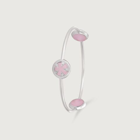 Gleam Pop Silver Bangle