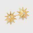 Timeless Radiating Star 14KT Diamond Stud Earring,,hi-res view 3