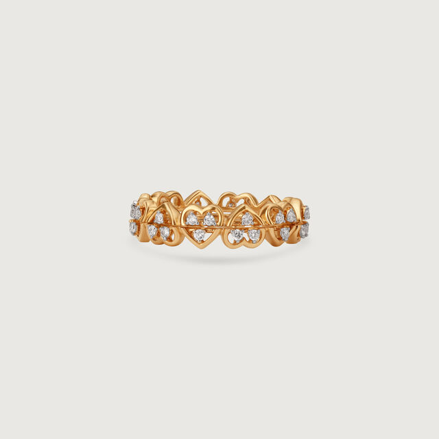 Love Luck Diamond & Gold Ring,,hi-res image number null