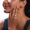 Mother of Pearl Pastel Silver Ring,,hi-res view 2