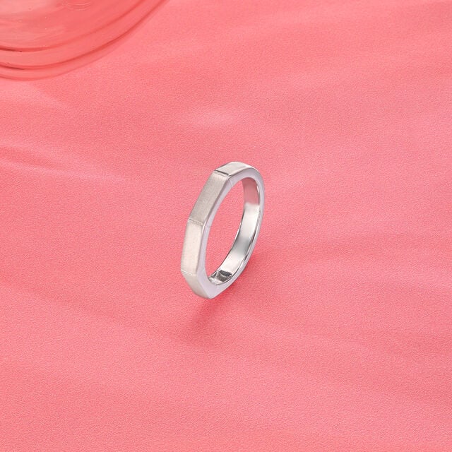 Dual Band Silver Ring,,hi-res image number null