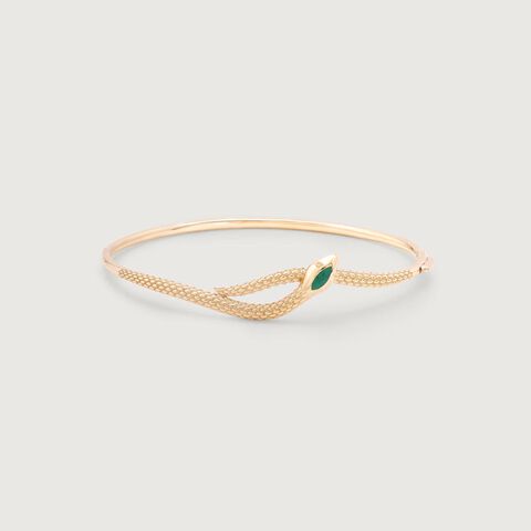 Serpentine Grace Gold Bangle