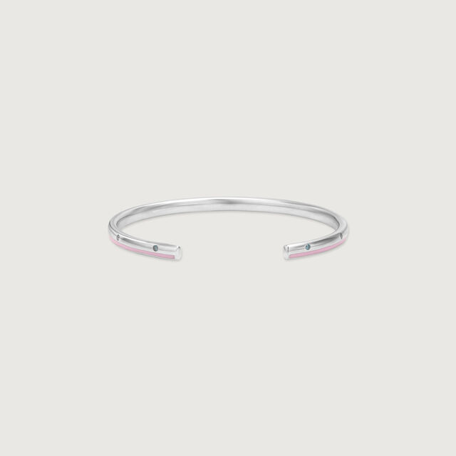 Misty Glow Silver Bangle,,hi-res image number null