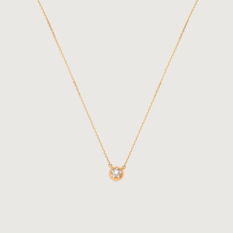 Starry Trails Studded Diamond 18KT Necklace