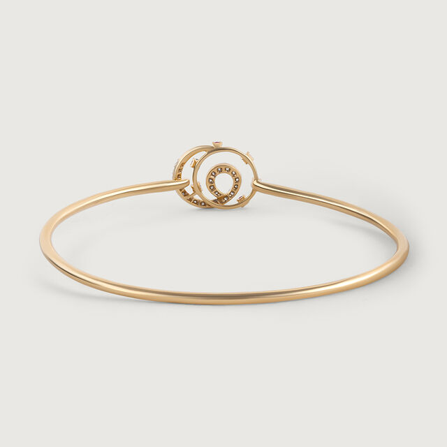 Spiral Grace Gold & Diamond Bangle,,hi-res image number null
