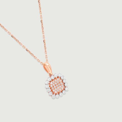 Lustrous Grace Diamond Pendant