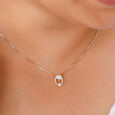Mamma Mia 14 KT Yellow Gold Iconic  Pendant,,hi-res view 3