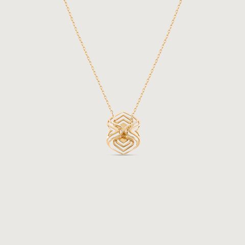 Arcade Elegance Gold Pendant