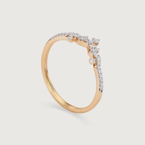 Tiara Majesty 14KT Gold & Diamond Ring