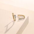 Cool Poise Diamond Hoop Earrings,,hi-res view 1
