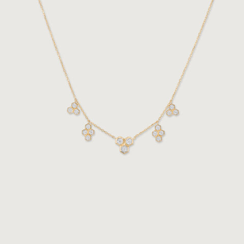 Honeycomb Harmony Diamond Necklace