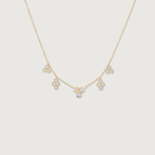 Honeycomb Harmony Diamond Necklace,,hi-res image number null