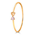 14KT Yellow Gold Amethyst Bangle,,hi-res view 4
