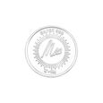 10 GM 999 Lotus Silver Coin,,hi-res view 1