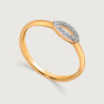 Sunlit Elegance 18KT Diamond Finger Ring,,hi-res view 3