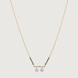 Chic Geometric Diamond Mangalsutra,,hi-res view 4