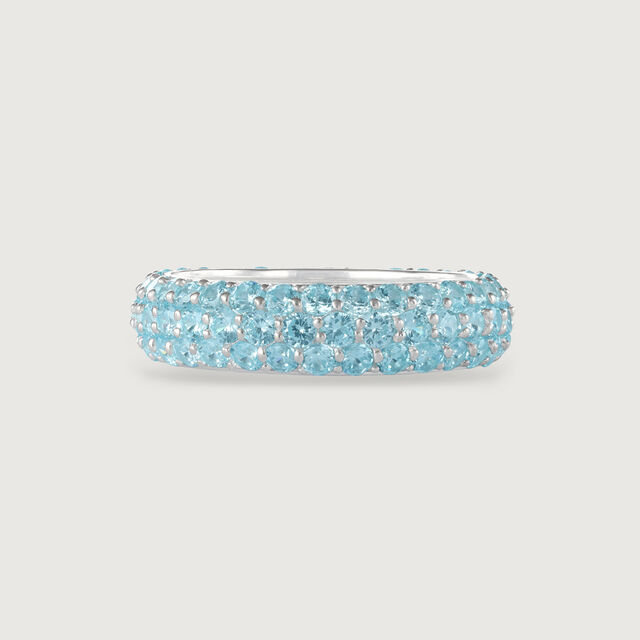 Mesmerizing Aqua 925 Silver Ring,,hi-res image number null