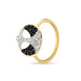 14KT Yellow Gold Classy Abstract Diamond Ring,,hi-res view 1