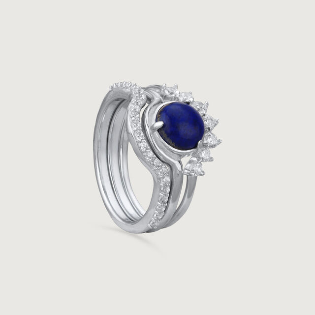 Twilight Glam Silver Ring,,hi-res image number null