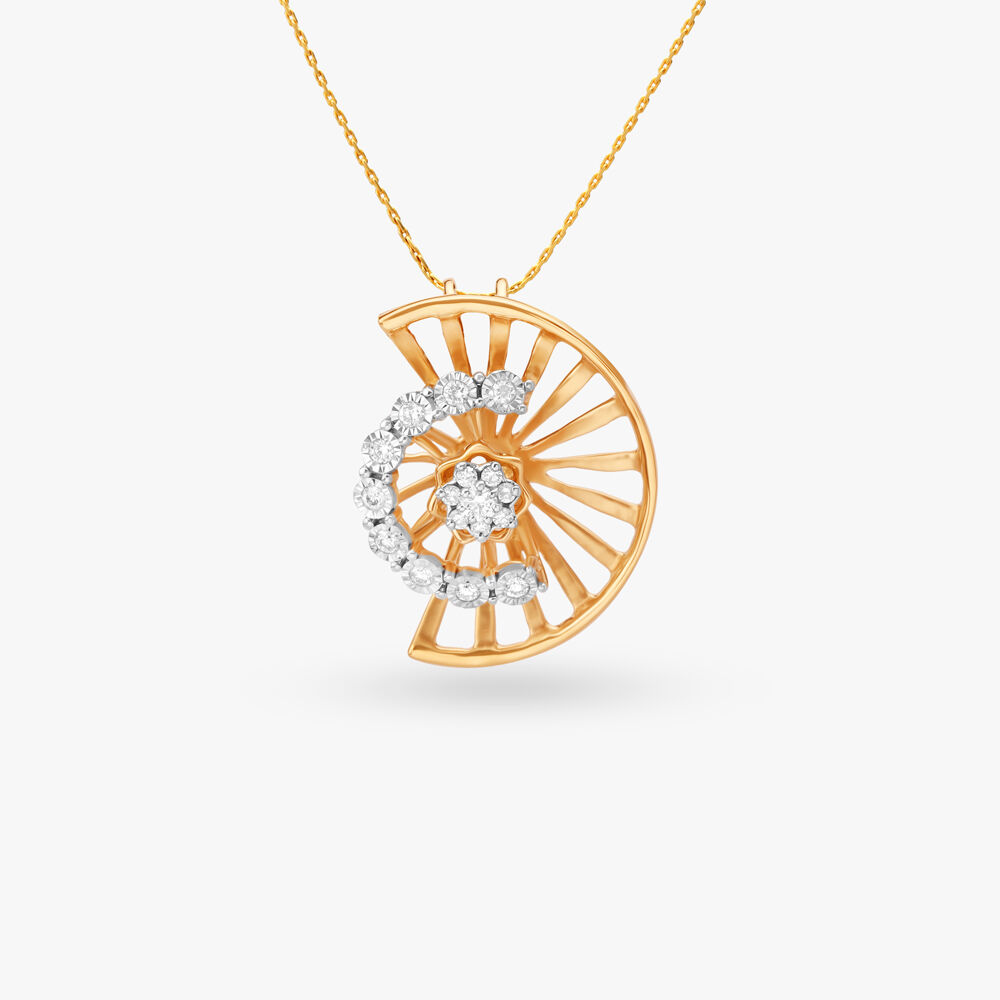 Buy Shimmering Diamond Pendant Online Mia by Tanishq