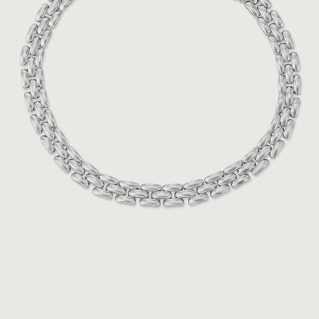 Refined Link Silver Bracelet,,hi-res image number null