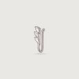 Sassy Sleek Silver Nose Pin,,hi-res view 3