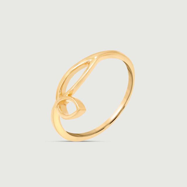 Ecliptic Loop Gold Ring,,hi-res image number null