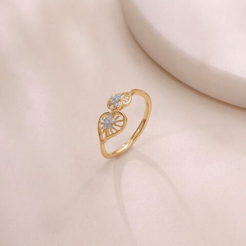 Fluid Harmony Diamond Ring