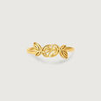 Dainty Daisy Gold Ring,,hi-res view 3