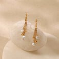 Playful Cascade Pearl Hoop Earrings,,hi-res view 1