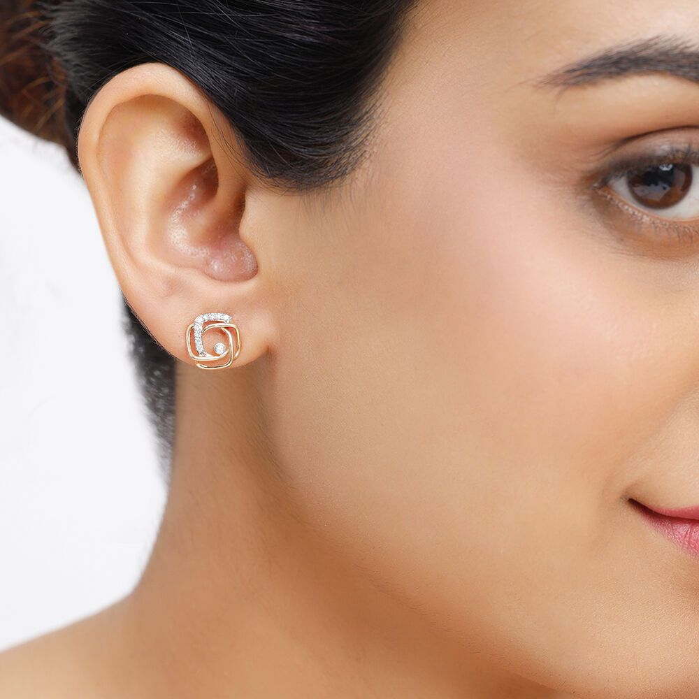 Minimal new arrivals gold earrings