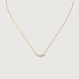 Curved Spark Diamond Necklace,,hi-res view 3