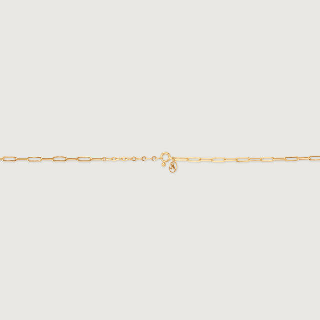 Lustrous Knot Pearl & Gold Chain,,hi-res image number null