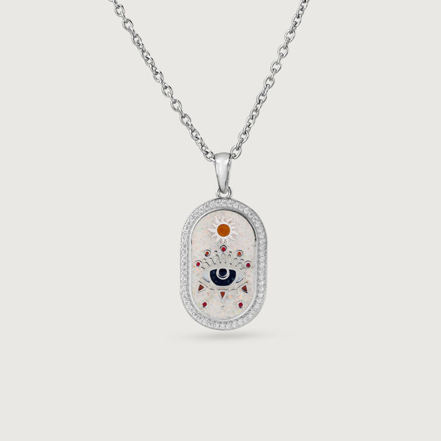 Stellar Guard Silver Pendant,,hi-res image number null